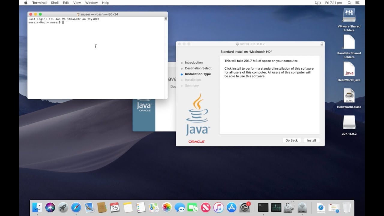 java se development kit 9.0.4 for my old mac